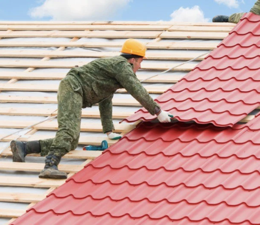 Крыша из металла